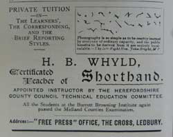 Whyld Advert